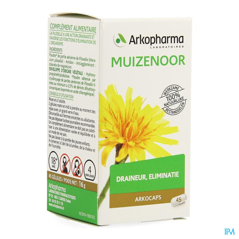 Arkocaps Muizenoor Plantaardig 45