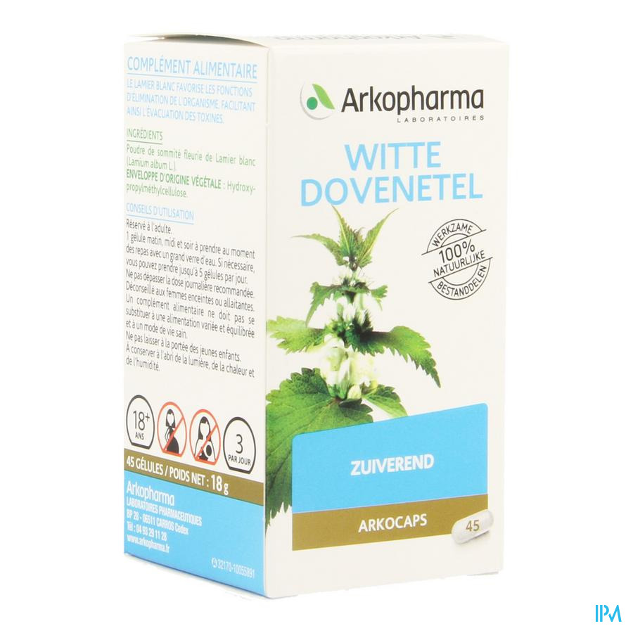 Arkogelules Lamier Blanc Vegetal 45