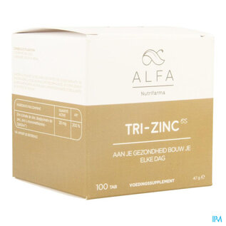 Alfa Alfa Tri-zinc 20mg Comp 100