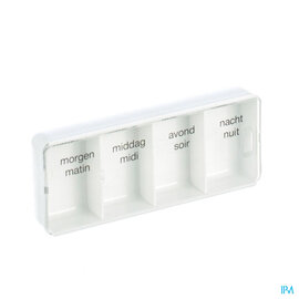 Boite Medicaments 4 Parts Plastique Pontos
