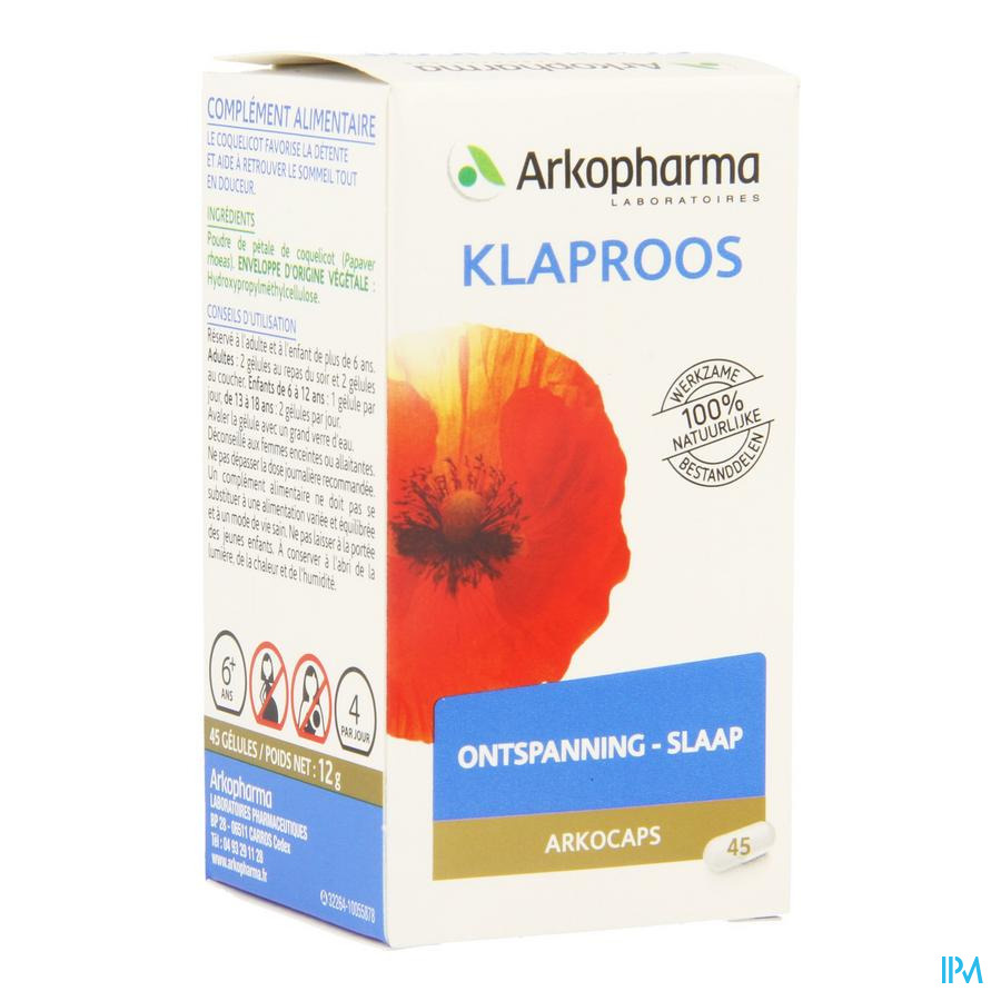 Arkocaps Klaproos Plantaardig 45