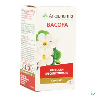 Arkogelules Arkocaps Bacopa Plantaardig 45