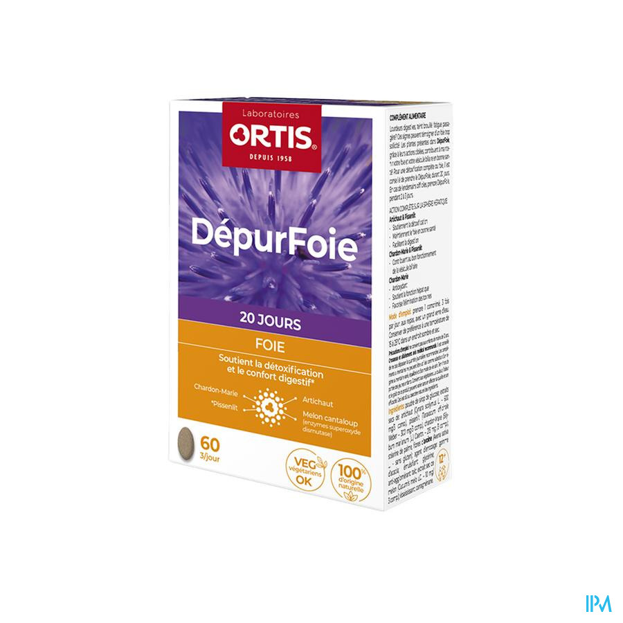 ORTIS Ortis Methoddraine Depur Foie Comp 4x15