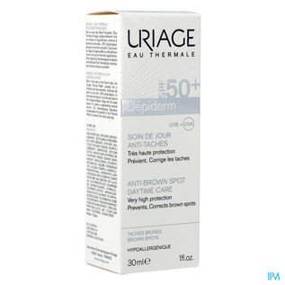 Uriage Uriage Depiderm Ip50+ Dagverzorg. Bruine Vlek.30ml