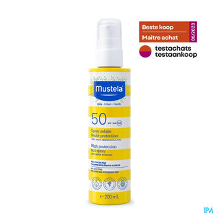 Mustela Mustela Zon Melk Heel Hoge Bescherming Ip50 200ml