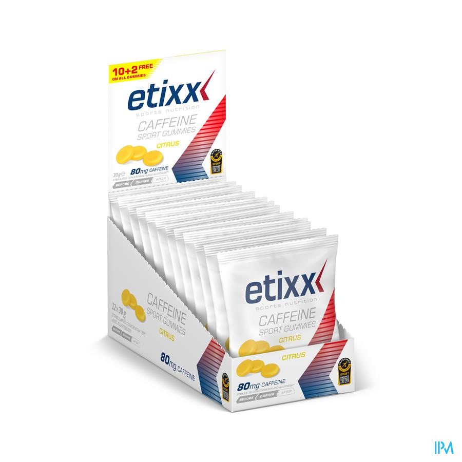 ETIXX Etixx Caffeine Sport Gummies 12x30g