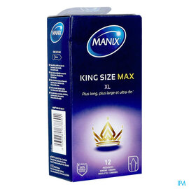 Manix King Size Max Preservatifs 12