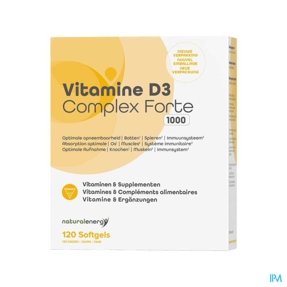 Natural Energy Vitamine D Complex Forte 1000ui 120 Natural Energy