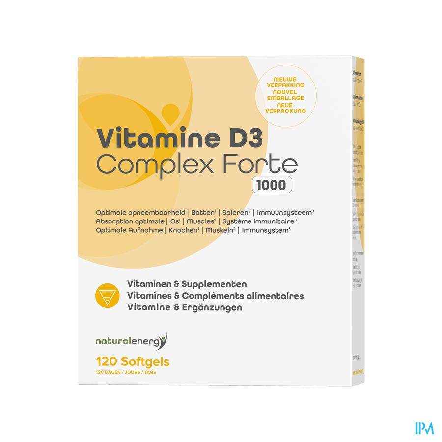 Natural Energy Vitamine D Complex Forte Natural Energy Perle 120