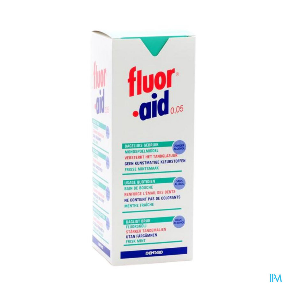 FLUOR AID MONDSPOELMIDDEL 500 ML