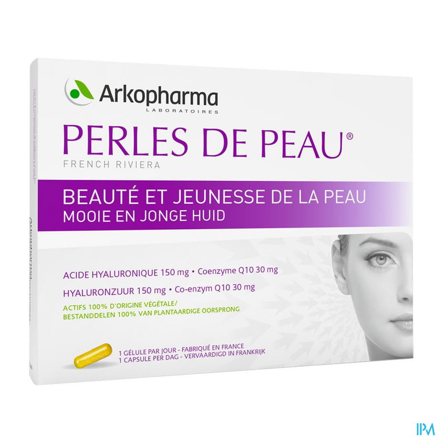 Perles De Peau Hyaluronauur + Coenzyme Q10 Caps 30