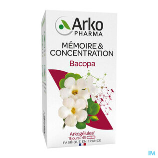 Arkogelules Arkocaps Bacopa Plantaardig 45