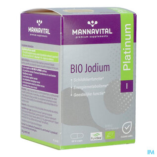 MANNAVITAL Mannavital Iode Platinum Bio V-caps 90
