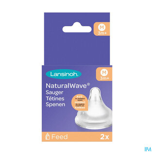 LANSINOH Lansinoh Natural Wave Tetine Medium 2