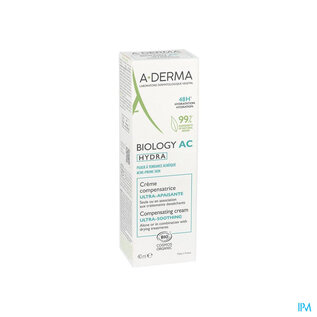 A-Derma Aderma Biology Ac Hydra Compenserende Creme 40ml