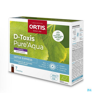 ORTIS D Toxis Pure Aqua Framboise 7x15ml