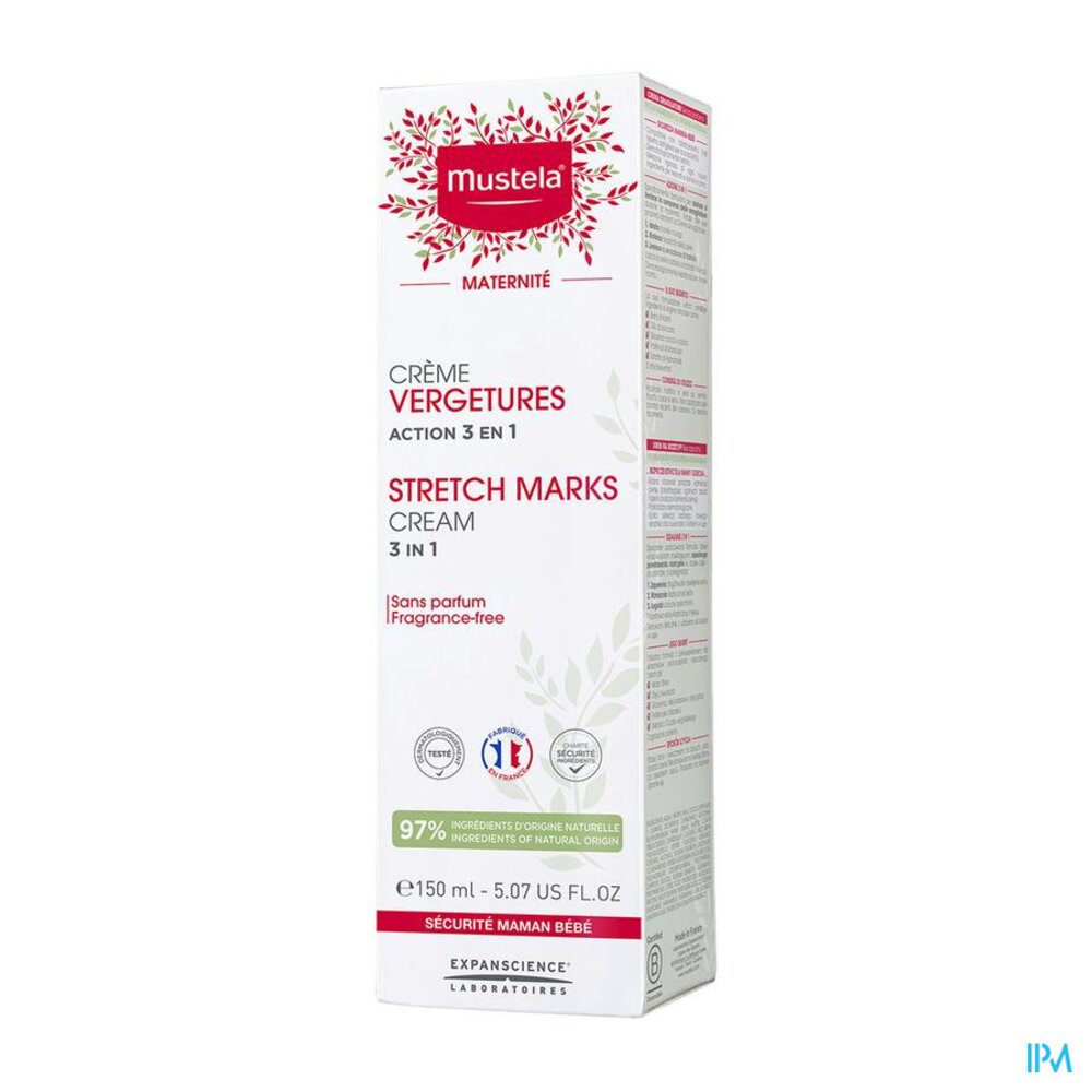 Mustela Mustela MaternitÃƒÆ’Ã‚Â© Striemen CrÃƒÆ’Ã‚Â¨me zonder parfum 150 ML