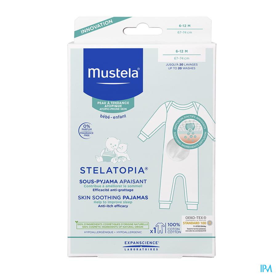 Mustela Mustela Stelatopia Sous-Pyjama Apaisant  6-12M