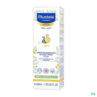 Mustela Mustela Crème Nourrissante avec Cold Cream - Peau sèche 40 ML