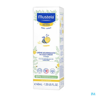 Mustela Mustela Voedende Crème met Cold Cream  Droge huid 40 ML