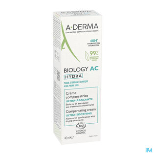 A-Derma Aderma Biology Ac Hydra Compenserende Creme 40ml