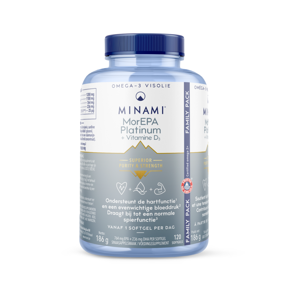 Minami  Morepa MINAMI MOREPA PLATINUM SMART FATS+VIT D3  120CAPS