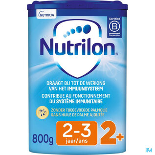 Nutrilon Nutrilon 2+ Lait De Croissance en poudre bébé dès 2 ans 800g
