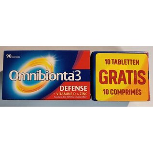 OMNIBIONTA Omnibionta3 Defense Multivitamines Immuniteit (90 tabletten)