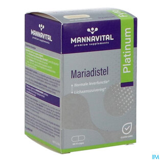 MANNAVITAL Mannavital Mariadistel Platinum V-caps 60