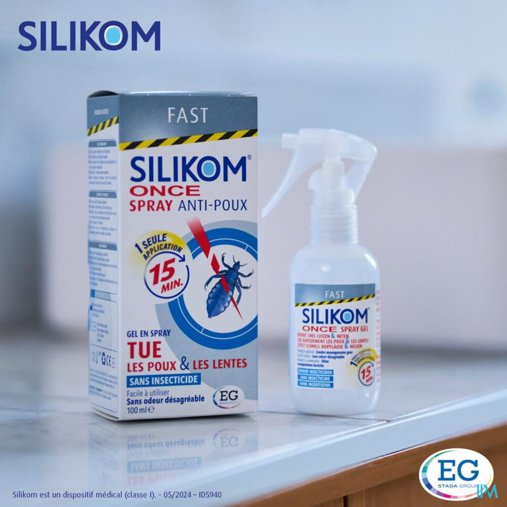 EG Silikom Once Spray Gel A/pouce 100ml