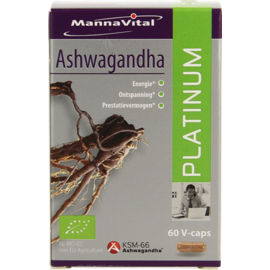MANNAVITAL Mannavital Ashwagandha V-caps 60