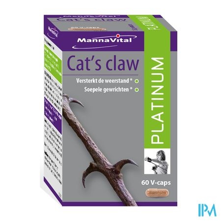 MANNAVITAL Mannavital Cats Claw Platinum V-caps 60