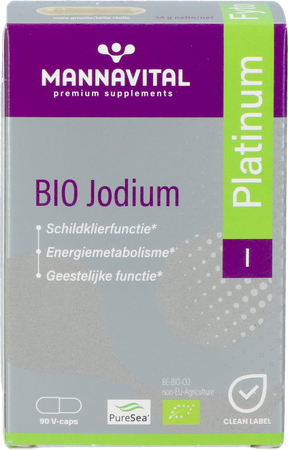 MANNAVITAL Mannavital Jodium Platinum Bio V-caps 90