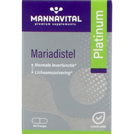 MANNAVITAL Mannavital Mariadistel Platinum V-caps 60