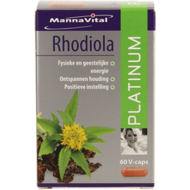 MANNAVITAL Mannavital Rhodiola Platinum V-caps 60