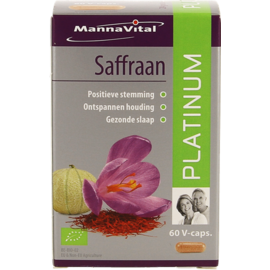 MANNAVITAL Mannavital Bio Saffraan Platinum V-caps 60