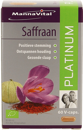 MANNAVITAL Mannavital Bio Saffraan Platinum V-caps 60