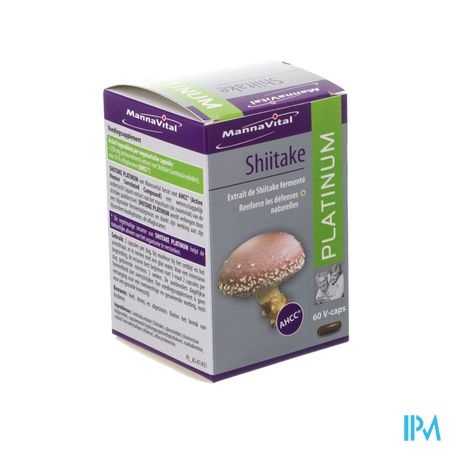 MANNAVITAL Mannavital Shiitake Platinum V-caps 60