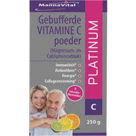 MANNAVITAL Mannavital Gebufferde Vitamine C Poeder 250g