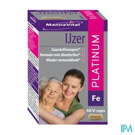 MANNAVITAL Mannavital Fer Platinum V-caps 60
