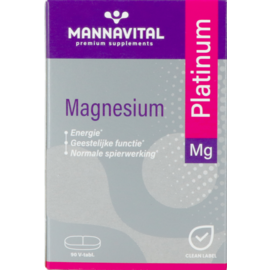 MANNAVITAL Mannavital Magnesium Platinum Nf Tabl 90
