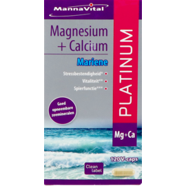 MANNAVITAL Mannavital Magnesium + Calcium Marin V-caps 120