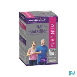 MANNAVITAL Mannavital Nac Glutathion Platinum V-caps 60