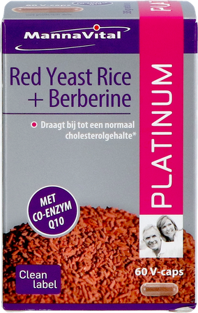 MANNAVITAL Mannavital Red Yeast Rice+berberine Plat.v-caps 60