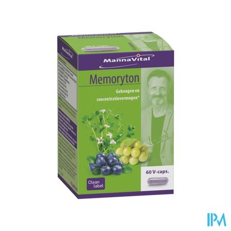MANNAVITAL Mannavital Memoryton V-caps 60