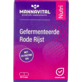 MANNAVITAL Mannavital Gefermenteerde Rode Rijst V-caps 60