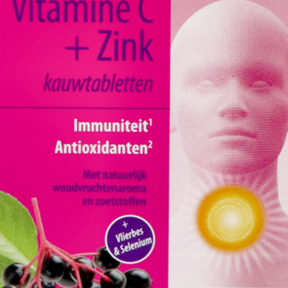 MANNAVITAL Mannavita Vitamine C + Zinc Comp A Croquer 60