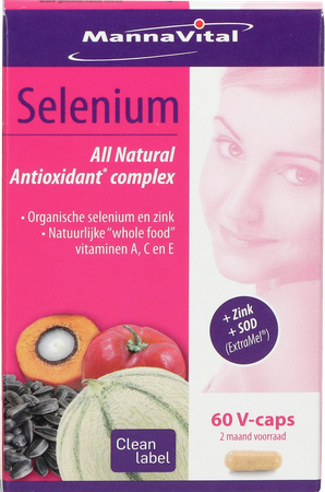 MANNAVITAL Mannavital Selenium Nf V-caps 60