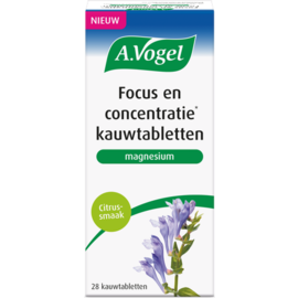 A. Vogel A.vogel Focus & Concentratie Kauwtabl 28
