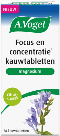 A. Vogel A.vogel Focus & Concentratie Kauwtabl 28